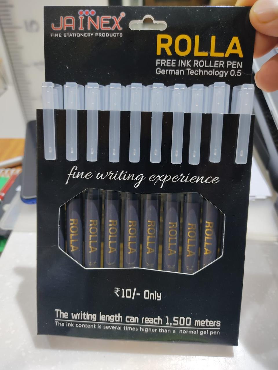 ROLLA FREE INK ROLLER PEN BASIC (BLUE, BLACK, GREEN, YELLOW ...