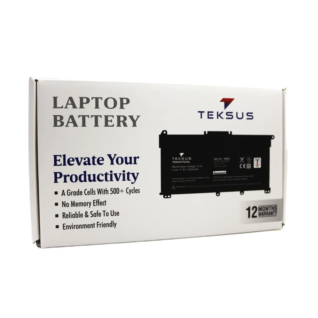 Teksus Laptop Battery Compatible For Dell Inspiron 15 | 5565 | 5567 | 5568 | WDX0R - Image 4