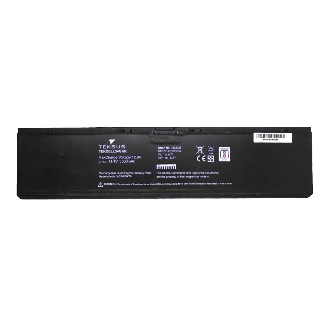 Teksus Laptop Battery Compatible For Dell Latitude E7440 | E7450 | 34GKR - Image 2