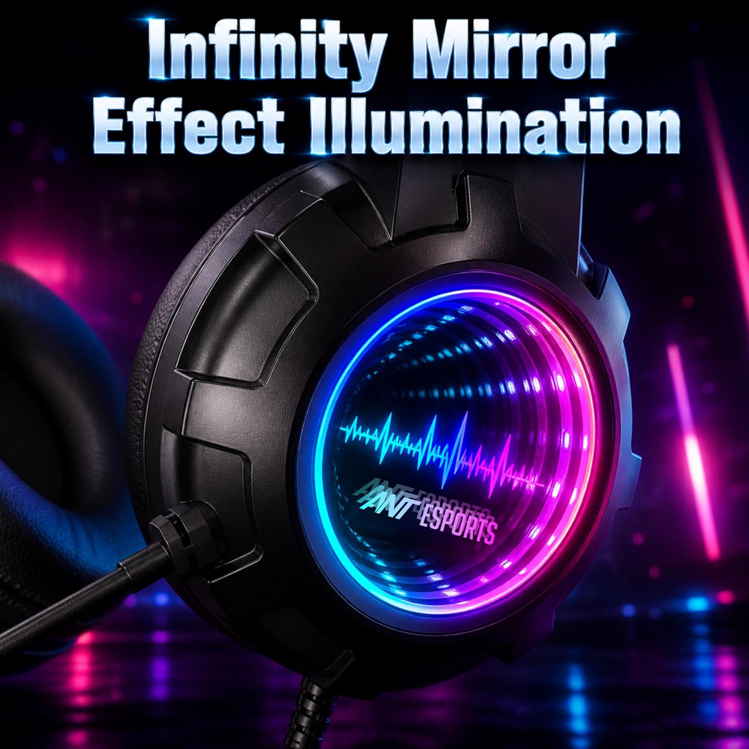 Ant Esports H590 Pro LED Gaming Headset - Image 8