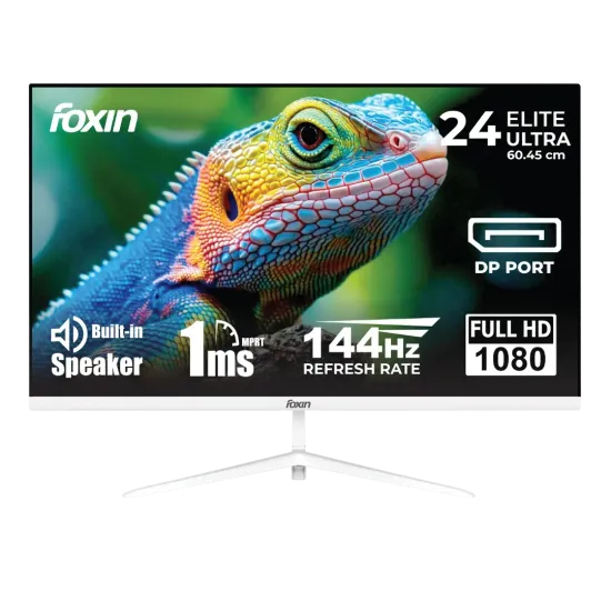 Foxin LED Monitor 24" FHD 144Hz with Speaker (Elite Ultra)