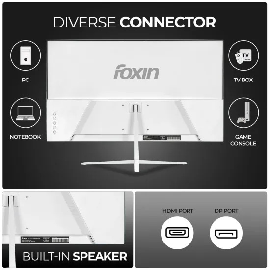 Foxin LED Monitor 24" FHD 144Hz with Speaker (Elite Ultra) - Image 4