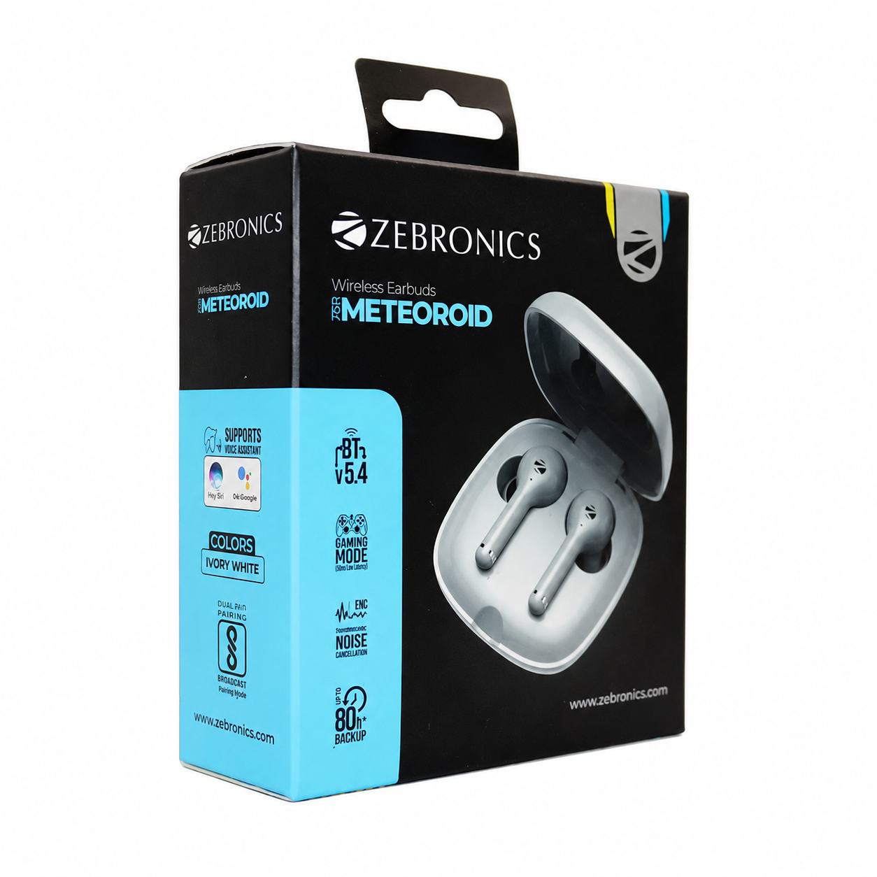 Zebronic Wireless Bluetooth Earbuds Meteoroid Black (ZEB-PODS zi 4)