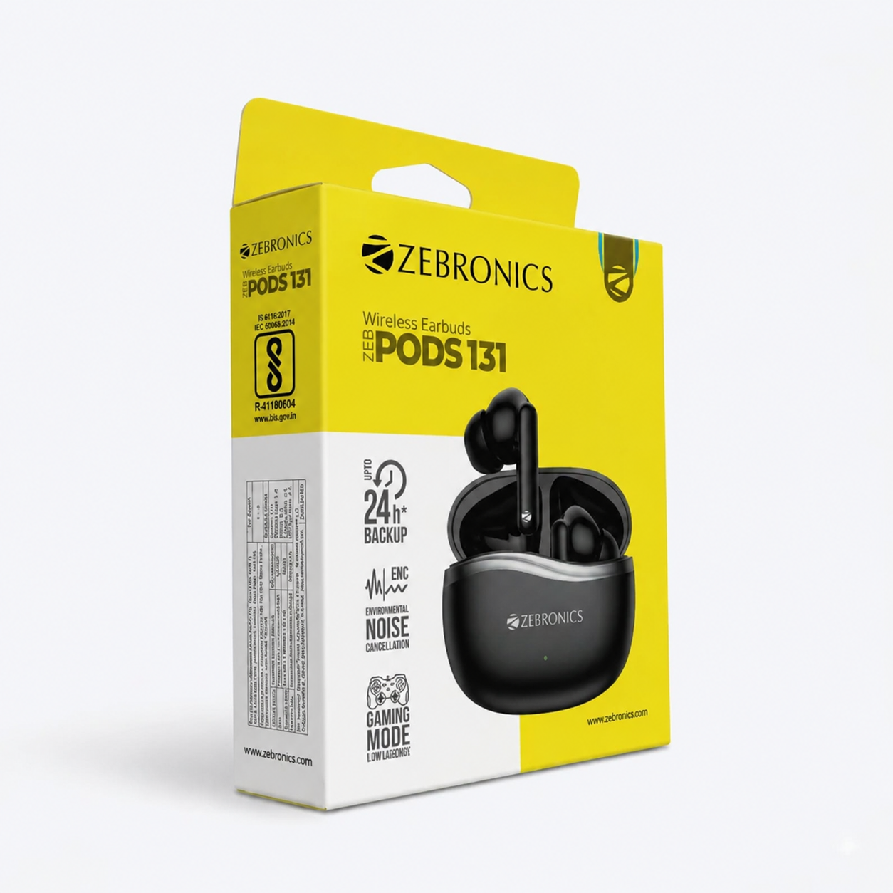 Zebronic Wireless Bluetooth Earbuds Blue Zeb Pods 131 (ZEB-PODS zi 8)