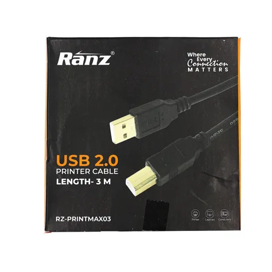 Ranz USB Printer Cable 3m Premium