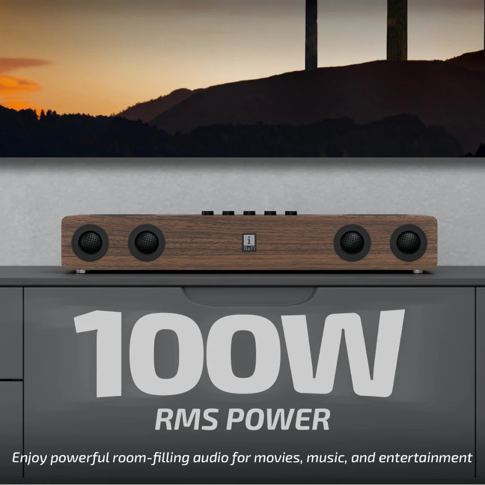 Iball Bluetooth Sound Bar Speaker (Cinebar-140) 100w - Image 5