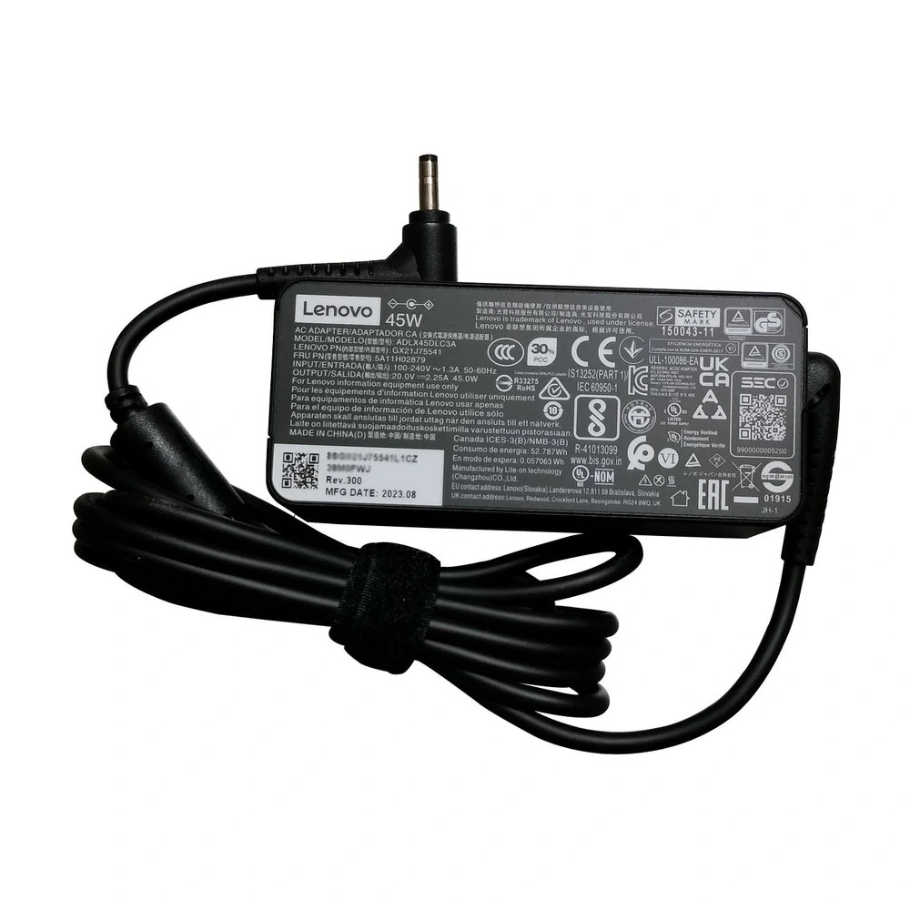 Lenovo Original Laptop Adapter 45w |20v/ 2.25a | 4.0mm x 1.7mm Small Pin (Open Box) - Image 3