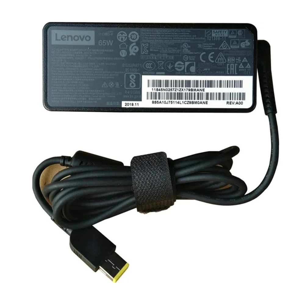 Lenovo Original Laptop Adapter 65W |20v/3.25a | USB (Open Box) - Image 2