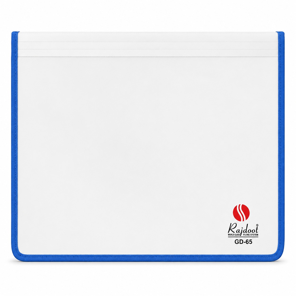 Rajdoot A4 Document Envelope Bag with Button Closure (White) - GD-65 - Image 2