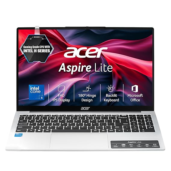 ACER LITE- CORE5 14th Gen.Core5-210H/16GB/512GB/15.6" FHD/ W11+MSO/Backlit KBD/Metal Body/Gun Metal