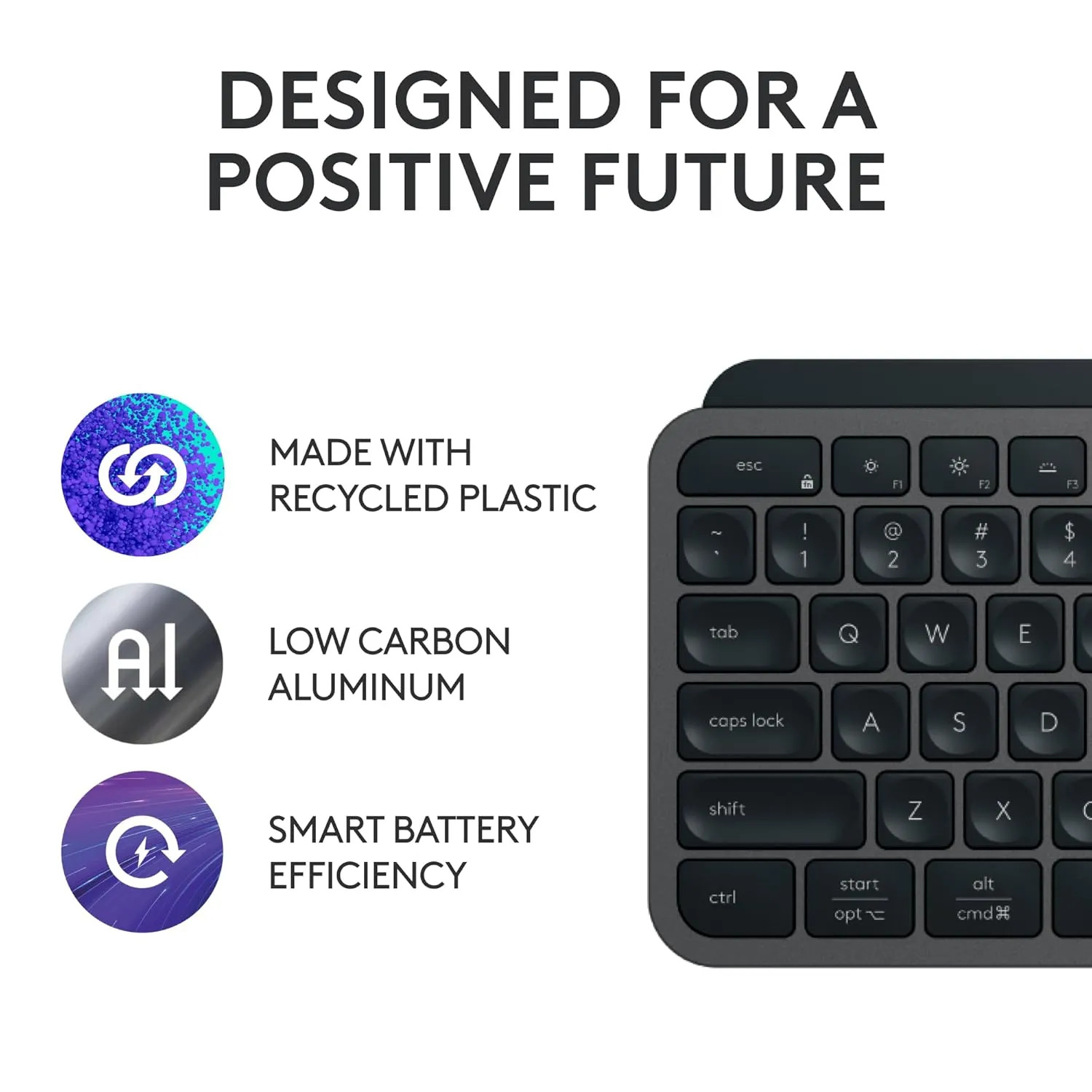 Logitech Wireless Keyboard Mouse Combo MX Keys S - Image 3