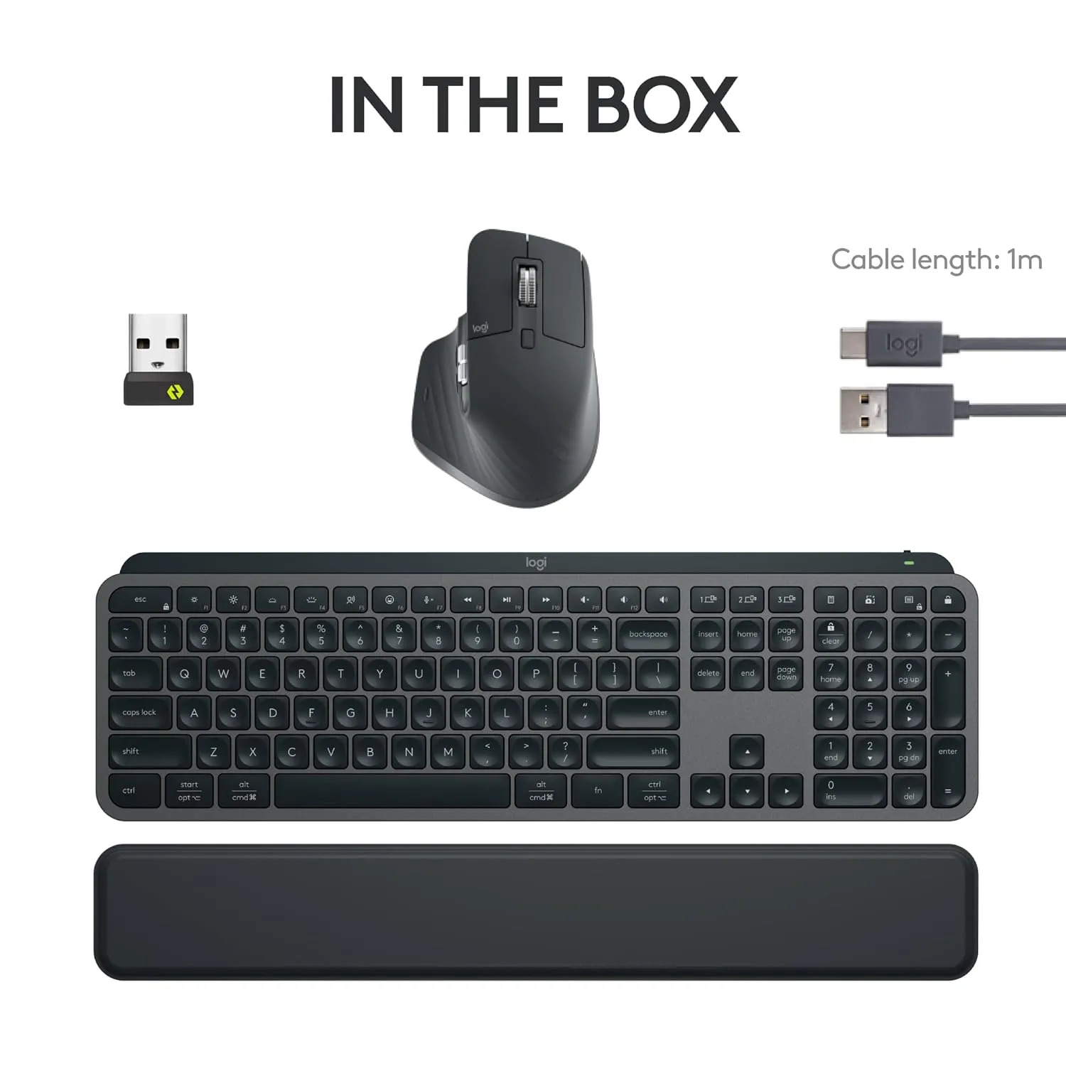 Logitech Wireless Keyboard Mouse Combo MX Keys S - Image 4