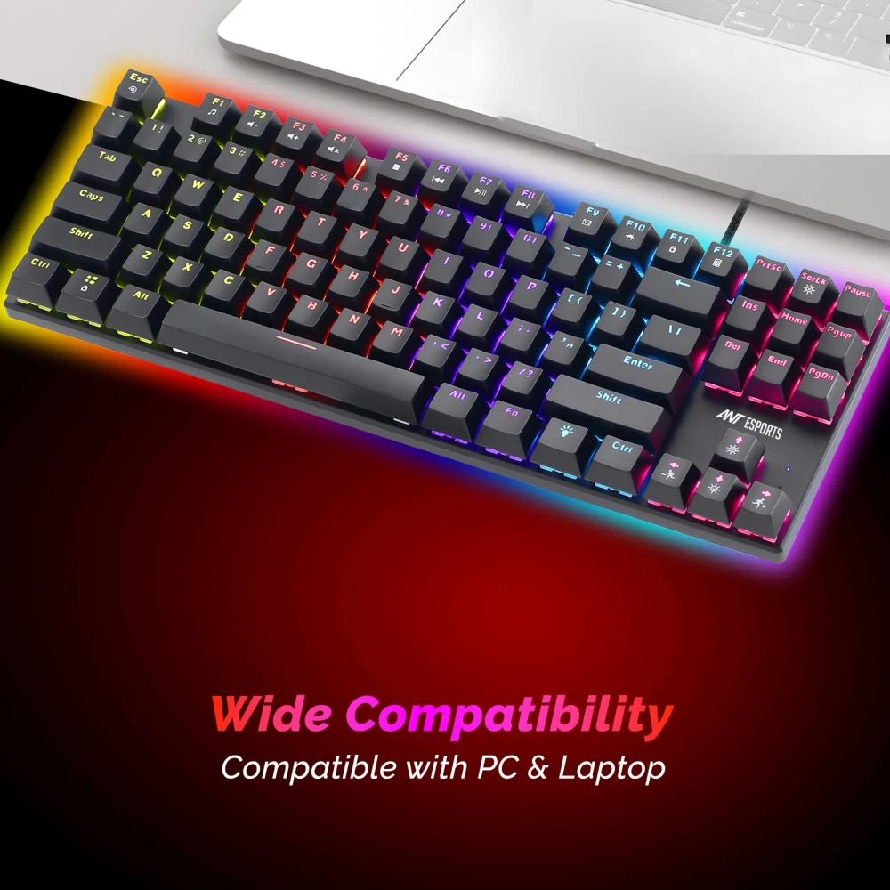 Ant Esports USB Mechanical Gaming RGB Keyboard (Scorpion MK20) - Image 4