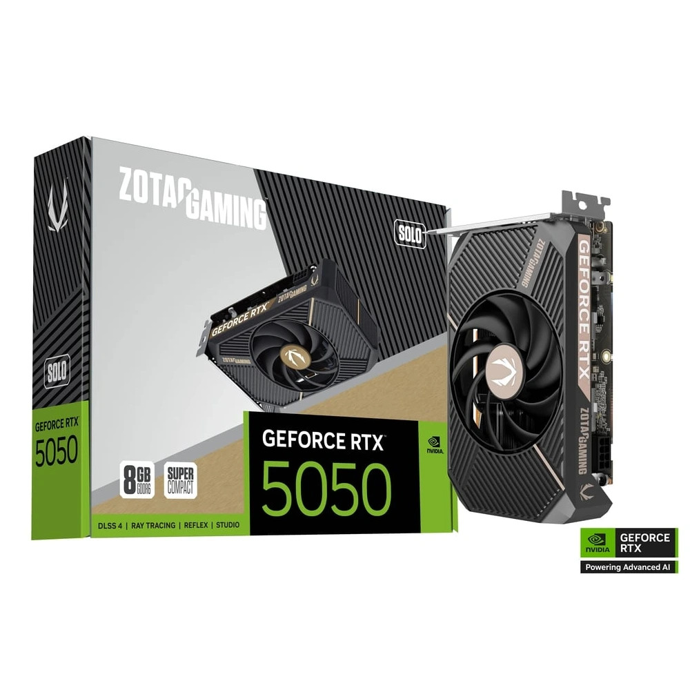 ZOTAC Nvidia Graphic Card RTX 5050 SOLO 8GB DDR6 Single Fan