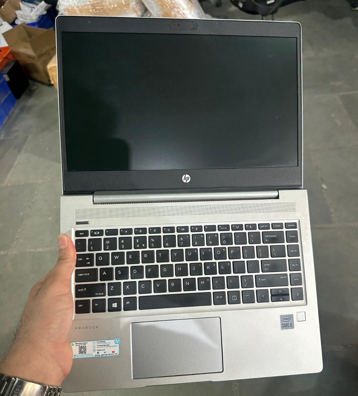 Hp 430 g7 i5 10th GEN 8GB 256GB 14.1 inch non touch (with adapter)