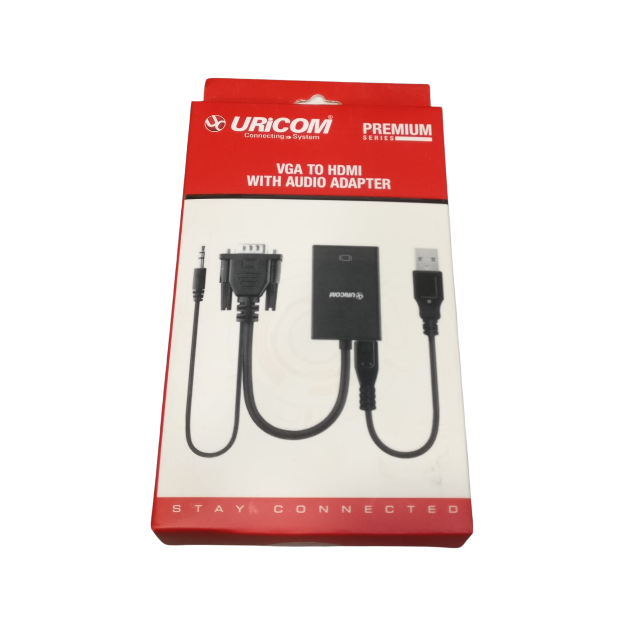 URICOM VGA TO HDMI WITH AUDIO ADAPTER