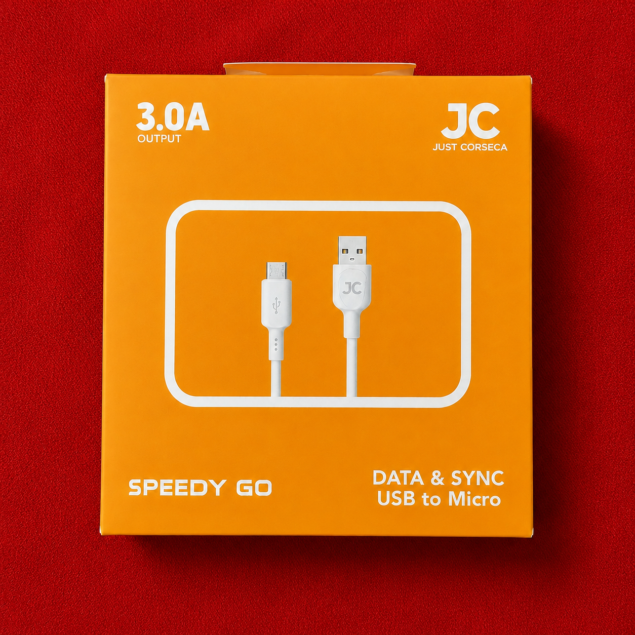 JUST CORSECA JST294 3.0A USB-A to Micro USB Data & Charging Cable