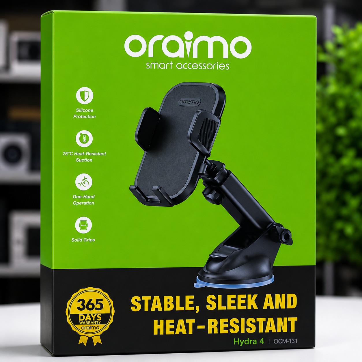 Oraimo Hydra 4 Dashboard/Windshield Car Phone Holder OCM-131