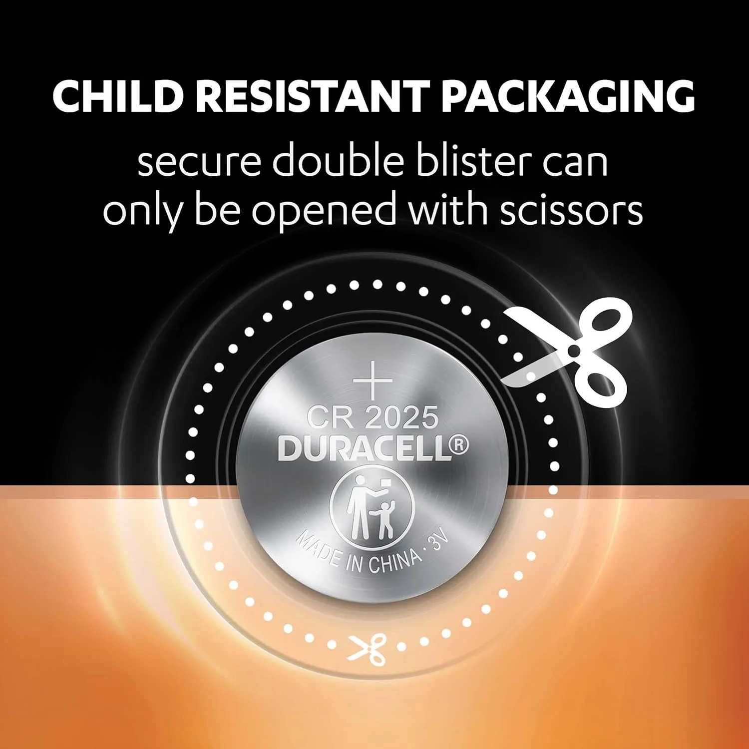 Duracell Cmos Battery 3V CR2025 (Pack of 5) - Image 2