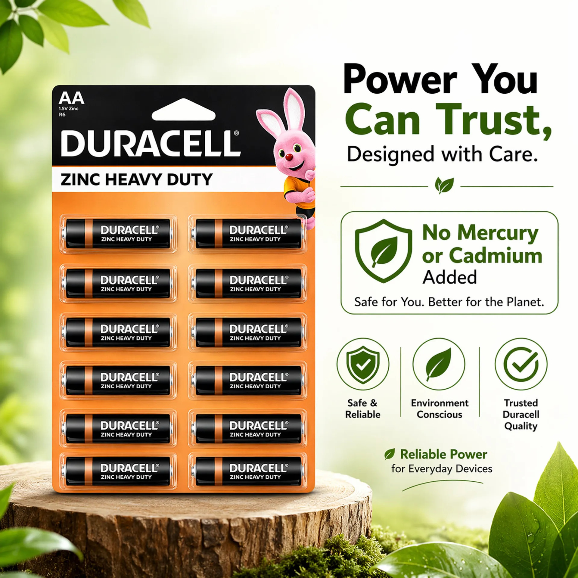Duracell AA Zinc Battery (Pack of 12) - Image 4