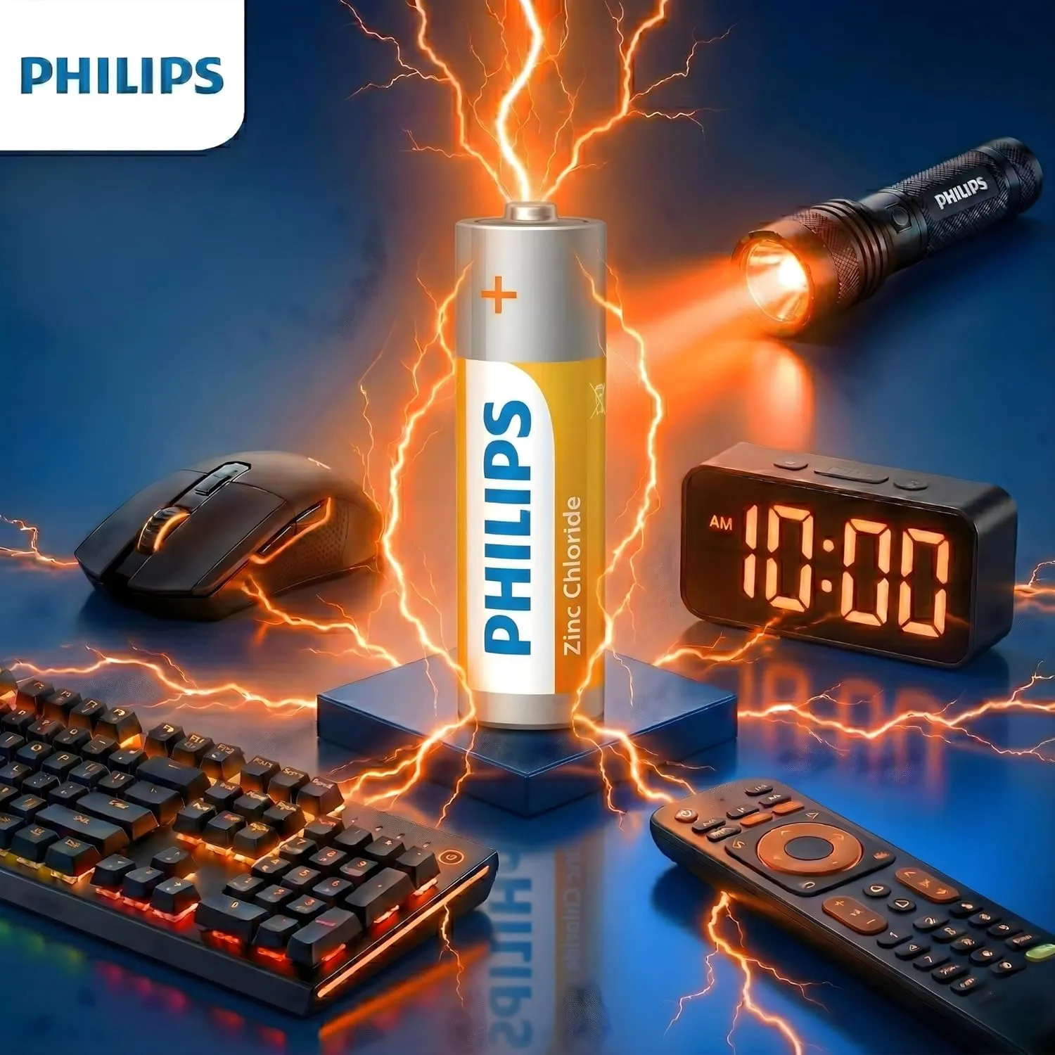 PHILIPS AAA Zinc Battery (Pack of 10) - Image 2