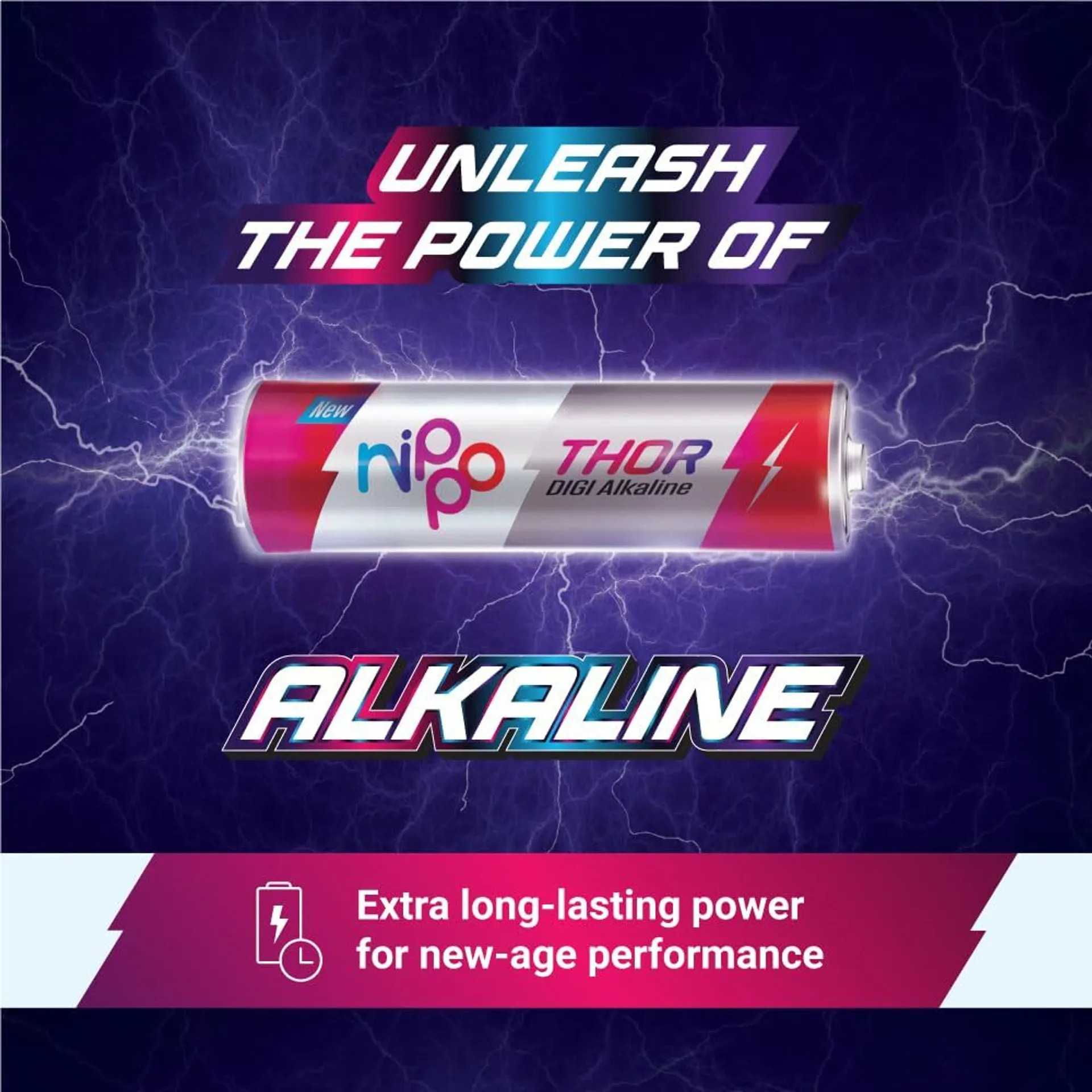Nippo AA Alkaline Battery (Pack of 10) - Image 2