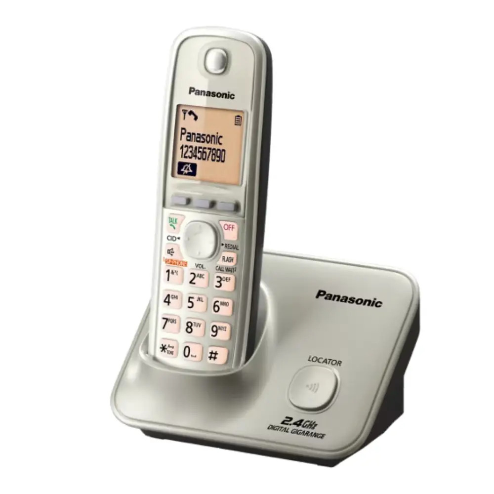 Panasonic Wireless Telephone Set with Large Display Silver (KX-TG3711SXN) - Image 2
