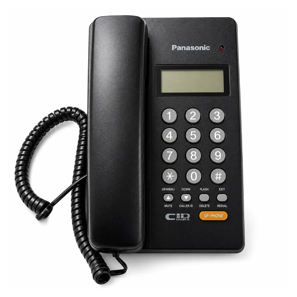 Panasonic Wired Telephone Set with Display Black (KX-TS402SX) - Image 2