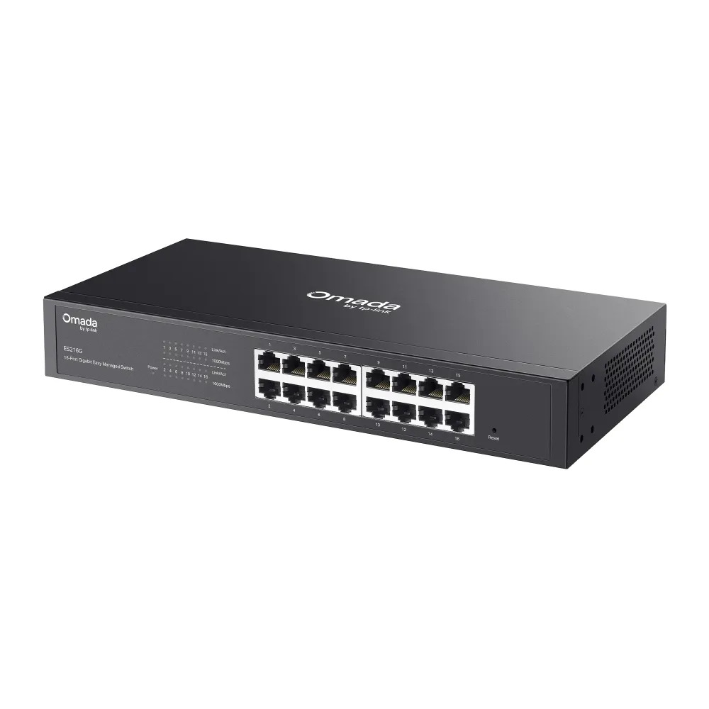 TP-Link Omada 16 Port Gigabit Easy Managed LAN Switch Rackmount (ES216G)