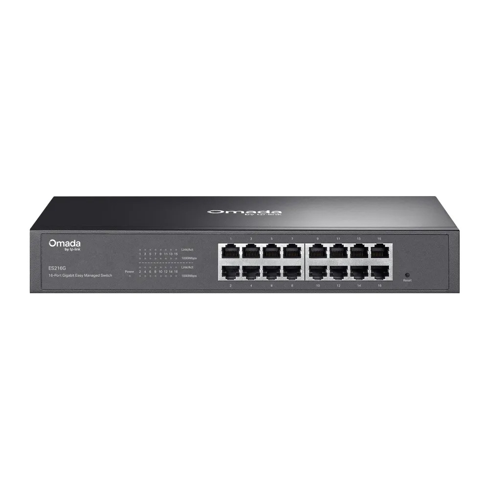 TP-Link Omada 16 Port Gigabit Easy Managed LAN Switch Rackmount (ES216G) - Image 2