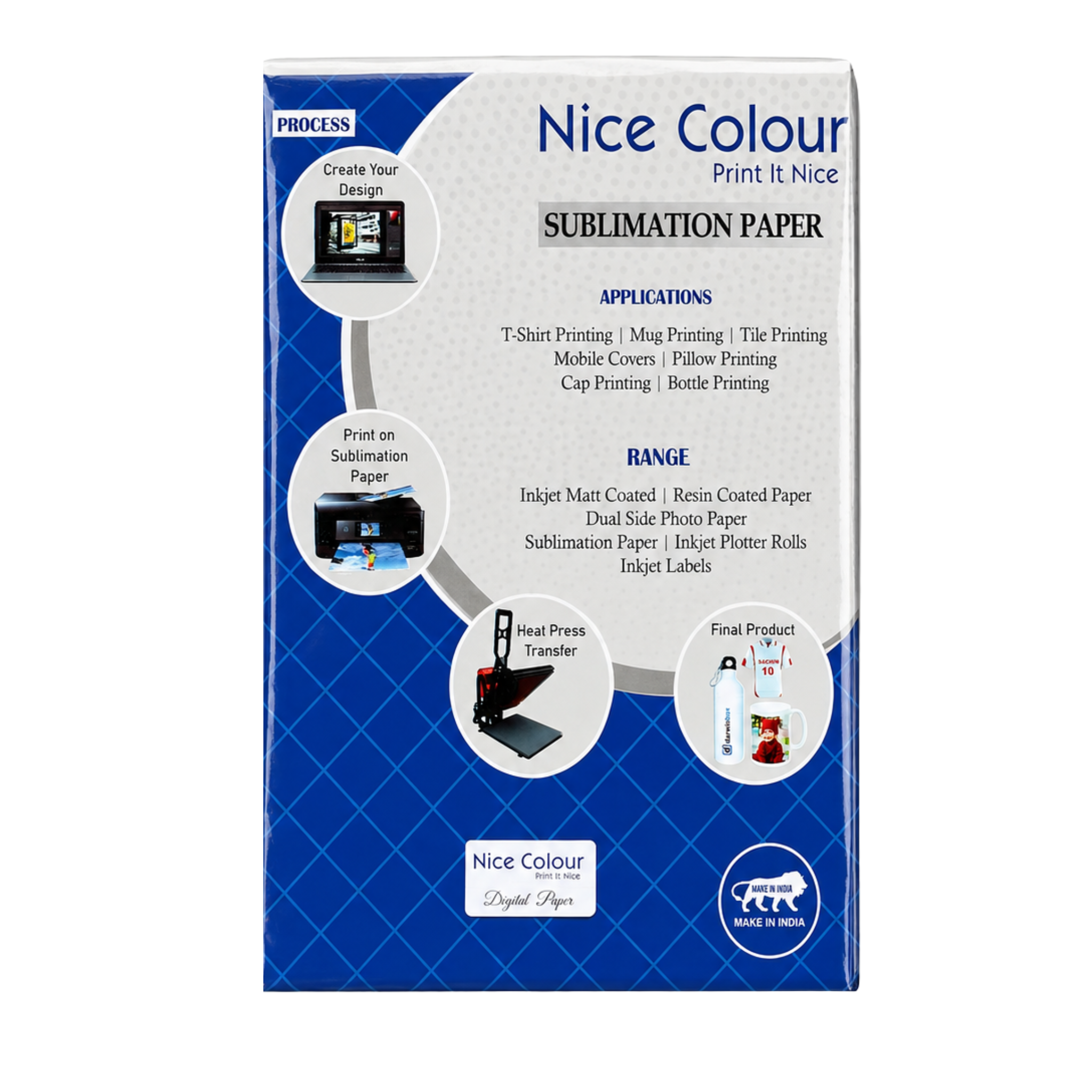 Nice Colour A4 Sublimation Paper 120 GSM (100 Sheets) - Image 4