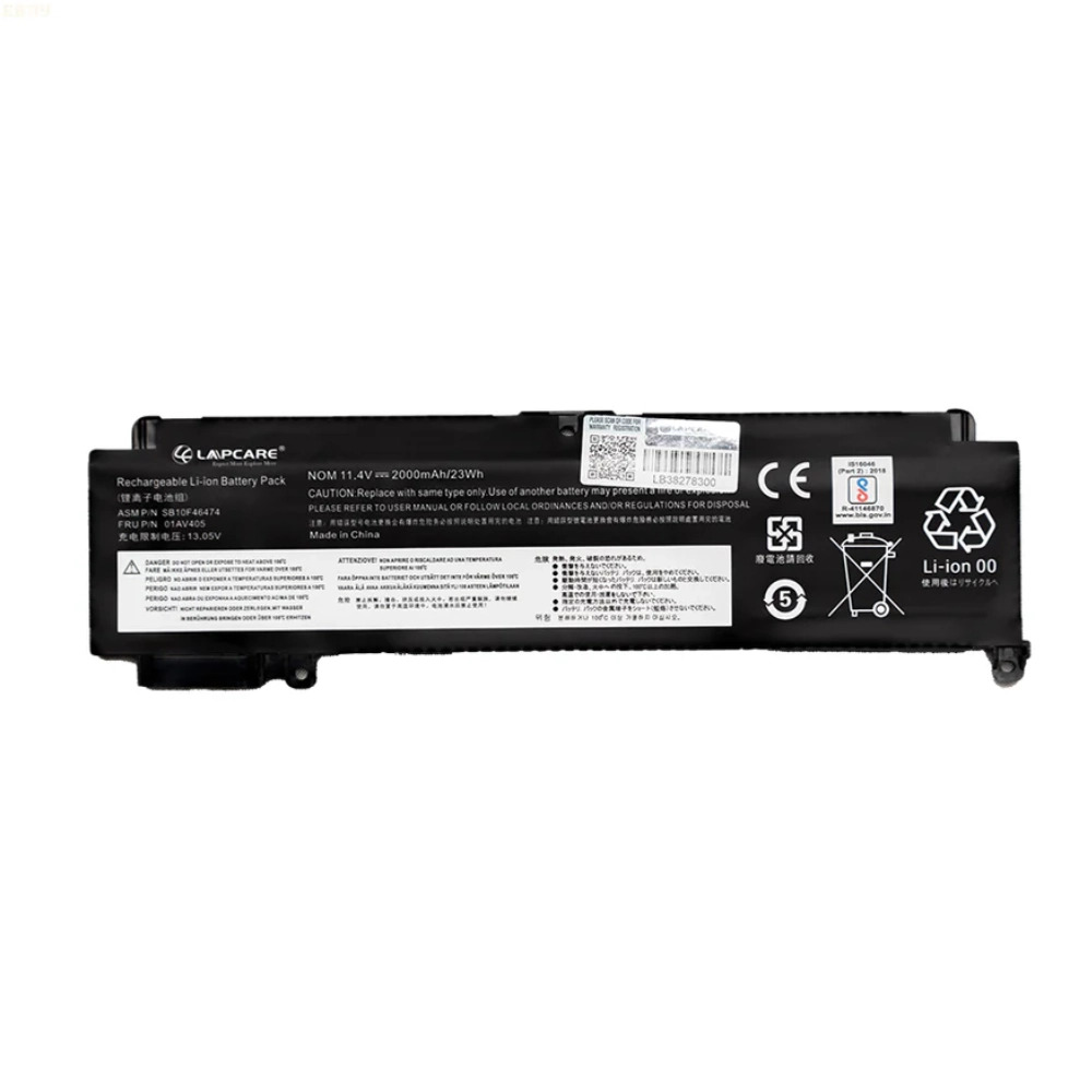 Lapcare Laptop Battery Compatible For Lenovo ThinkPad T460s | 01AV405