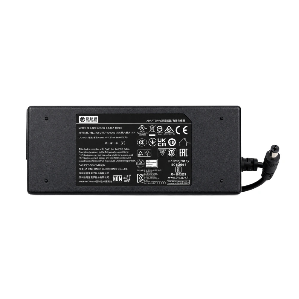 Branded CCTV Power Adapter 48V-1.875AMP 90W DC Pin FOR NVR