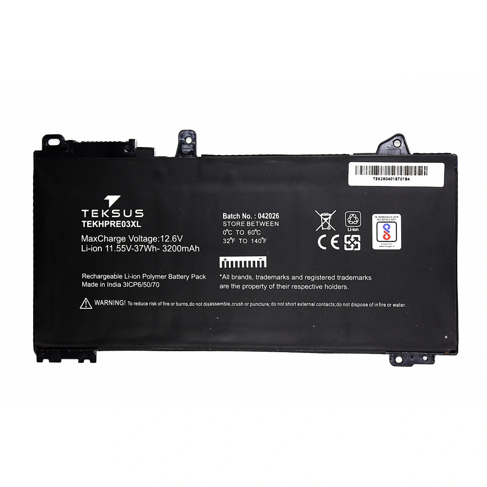 Teksus Laptop Battery Compatible For HP Probook 430 | RE03XL 3C - Image 2