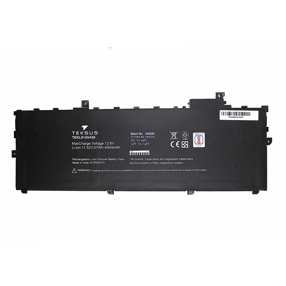 Teksus Laptop Battery Compatible For Lenovo Thinkpad X1 Carbon Gen 5 | 01AV430 3C - Image 2