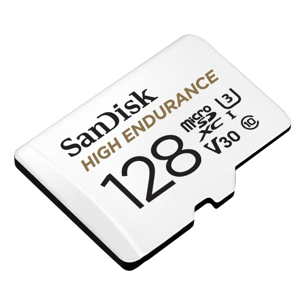 Sandisk Micro SD Card 128GB High Endurance For DSLR With Adapter (Open Box) - Image 2