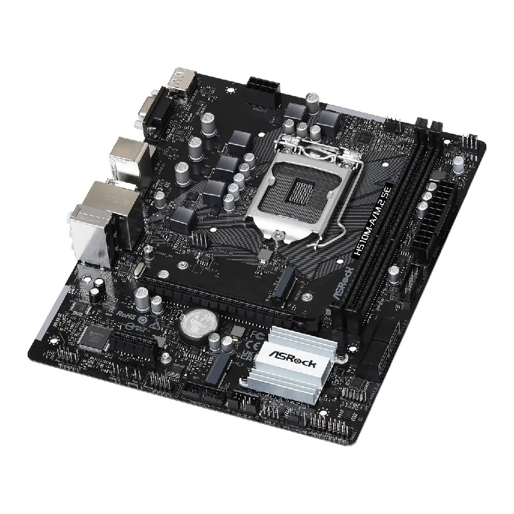 ASRock Motherboard H510M-A/M.2 SE For Intel 10th Gen - Image 3