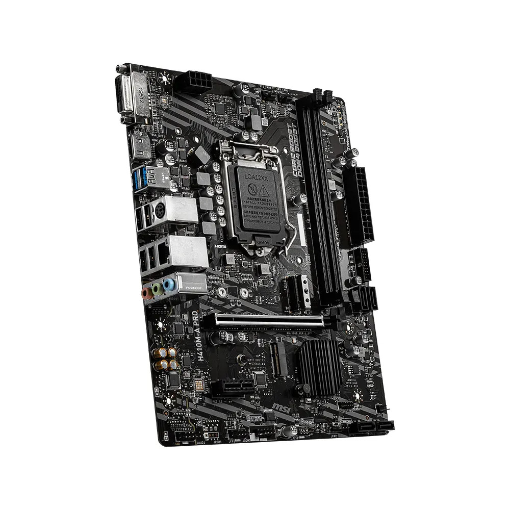 MSI Motherboard H410M-A PRO DDR4 For Intel 10th Gen - Image 5