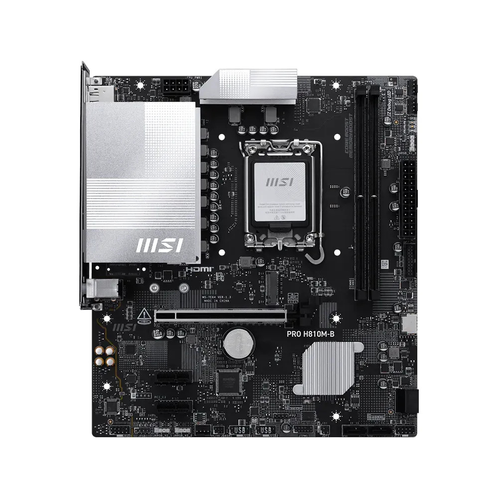 MSI Motherboard PRO H810M-B DDR5 For Intel Ultra Processors - Image 4
