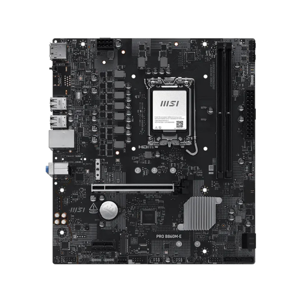 MSI Motherboard PRO B860M-E DDR5 For Intel Ultra Processors