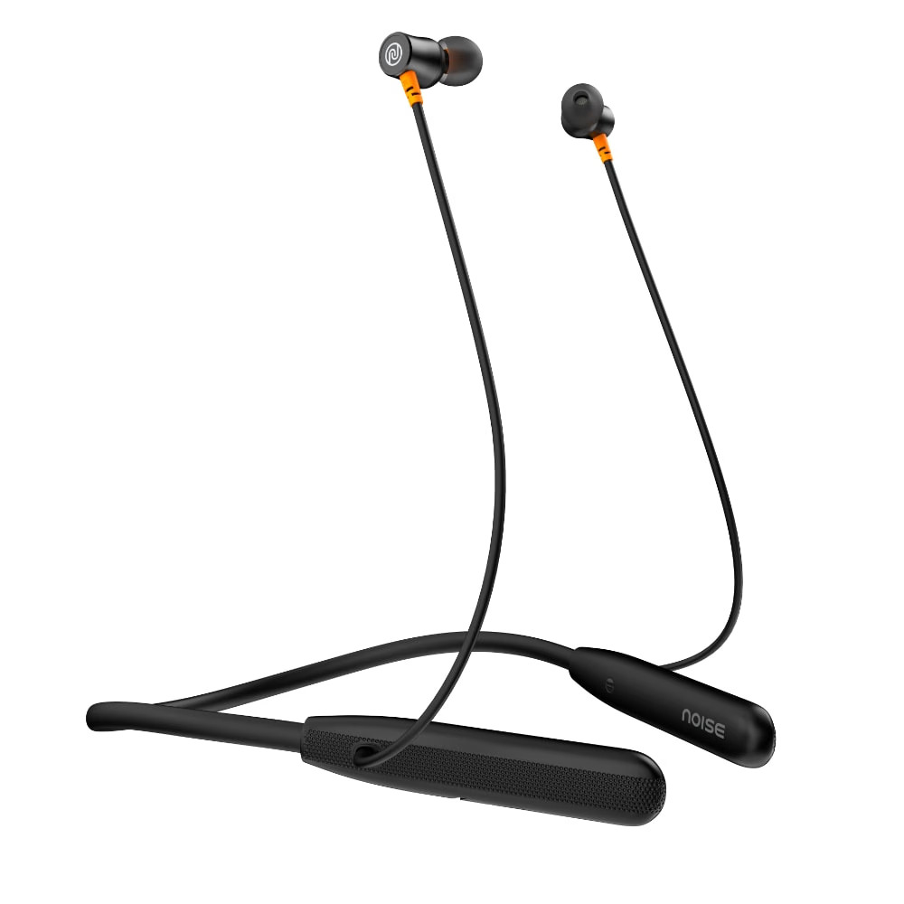 Noise Airwave NEBA001 Bluetooth Neckband with ENC, 50H Playtime & Low Latency – Jet Black - Image 4