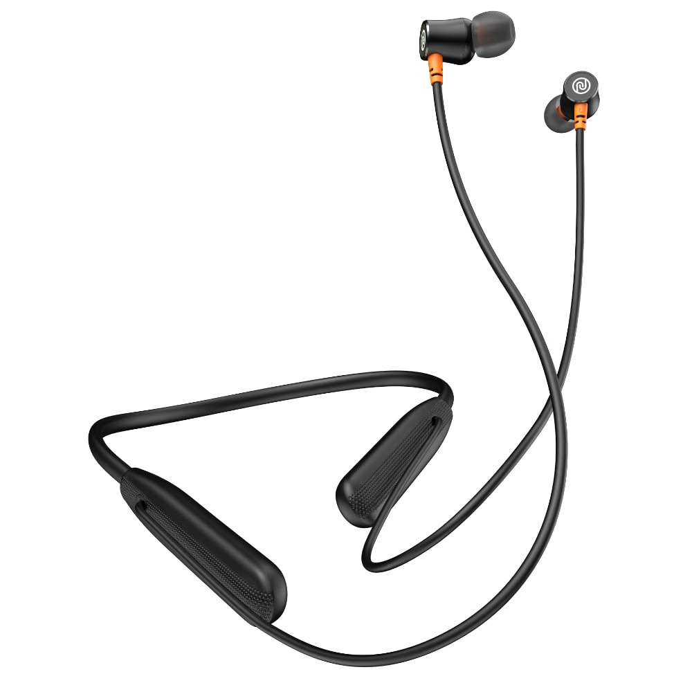 Noise Airwave NEBA001 Bluetooth Neckband with ENC, 50H Playtime & Low Latency – Jet Black - Image 5