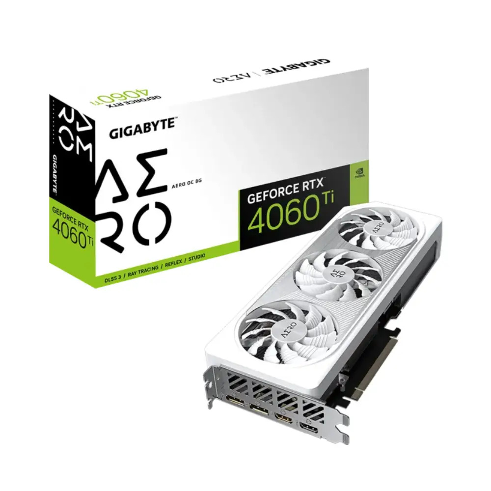 Gigabyte Nvidia Graphic Card RTX 4060 8GB DDR6 Aero OC Triple Fan