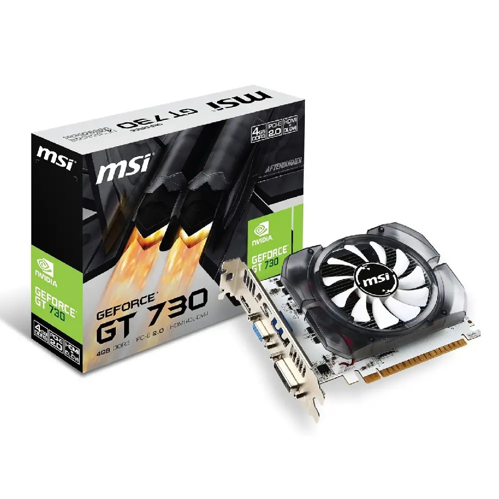 MSI Nvidia Graphic Card GT 730 4GB DDR3 N730-4GD3V2