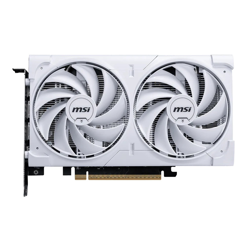 MSI Nvidia Graphic Card RTX 5060 8GB DDR7 Ventus 2X OC White Dual Fan - Image 3