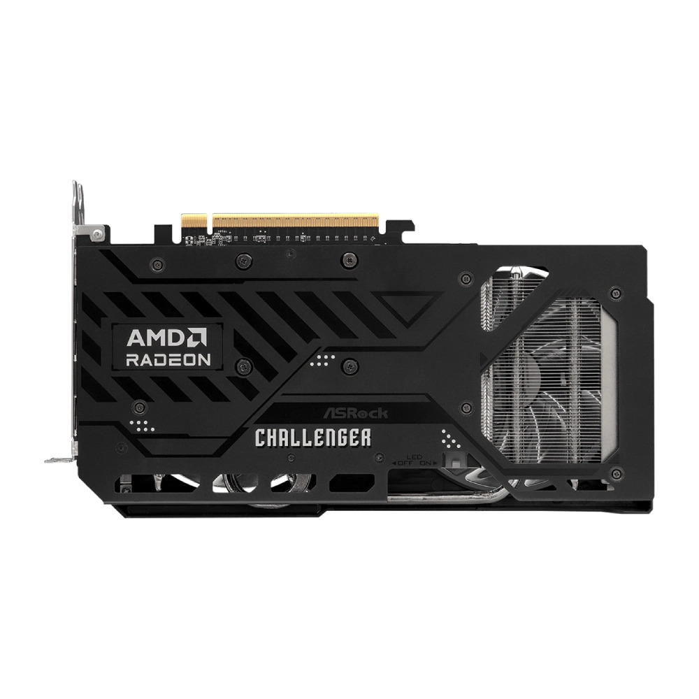 Asrock Graphic Card AMD Radeon RX 9060 XT Challenger 16GB DDR6 OC Dual Fan - Image 3
