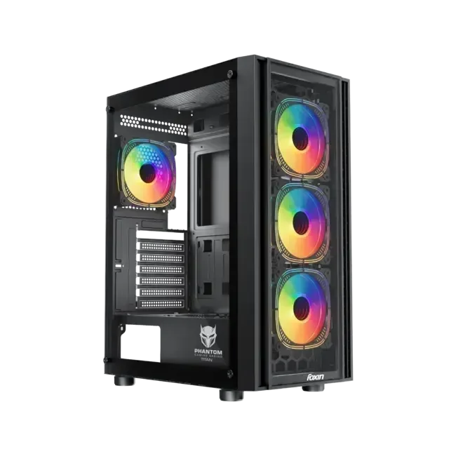Foxin Gaming Cabinet Mid Tower ARGB Titan