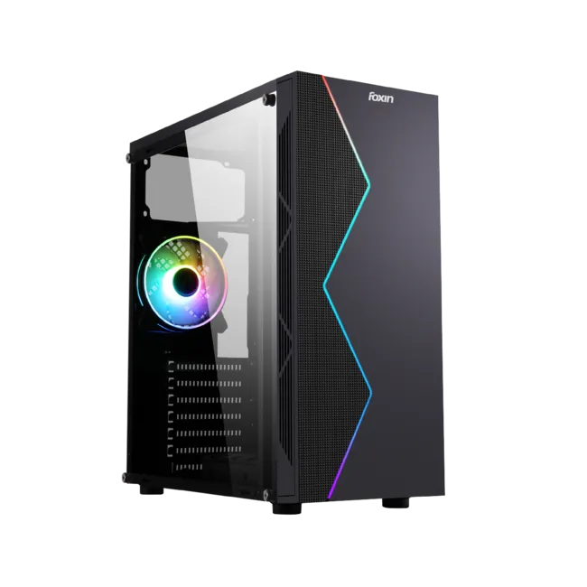Foxin Gaming Cabinet Mid Tower ARGB Prisma