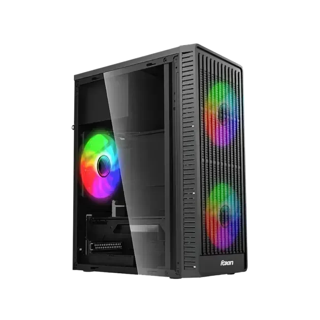 Foxin Gaming Cabinet Mid Tower RGB Nova