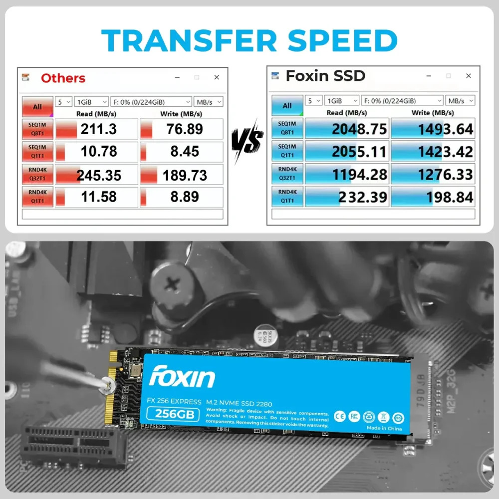 Foxin Internal SSD 256GB NVMe (FX 256 Express) - Image 2